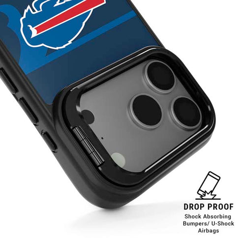 NFL Buffalo Bills Double Vision iPhone 17 Pro Kickstand Case