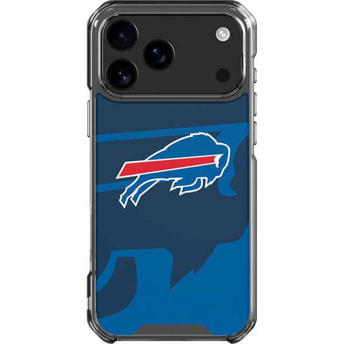 NFL Buffalo Bills Double Vision iPhone 17 Pro Max Clear Case