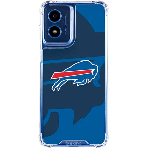 NFL Buffalo Bills Double Vision Moto G 5G (2024) Clear Case