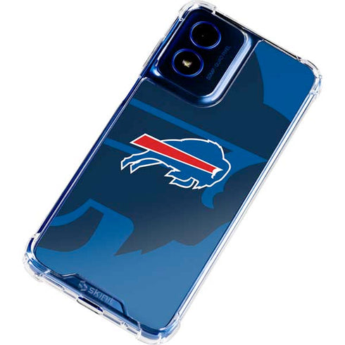 NFL Buffalo Bills Double Vision Moto G 5G (2024) Clear Case
