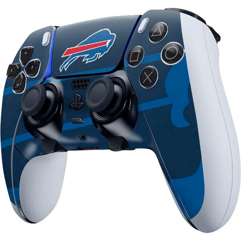 NFL Buffalo Bills Double Vision PS5 DualSense Edge Pro Controller Skin