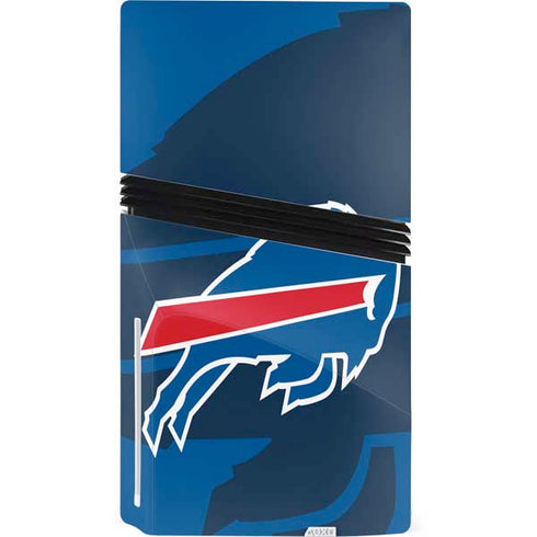NFL Buffalo Bills Double Vision PS5 Pro Disk Console Skin