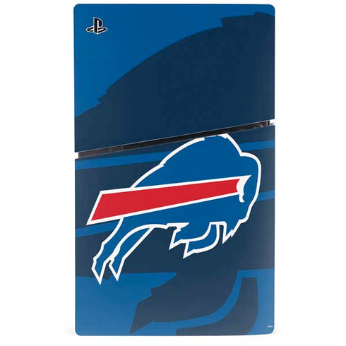 NFL Buffalo Bills Double Vision PS5 Slim Digital Edition Console Skin