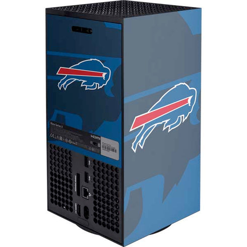 NFL Buffalo Bills Double Vision XBox Series X Digital Edition Console Skin