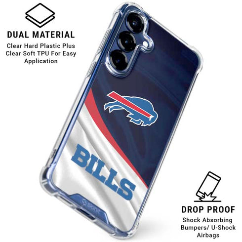 NFL Buffalo Bills Galaxy S25 Plus Clear Case