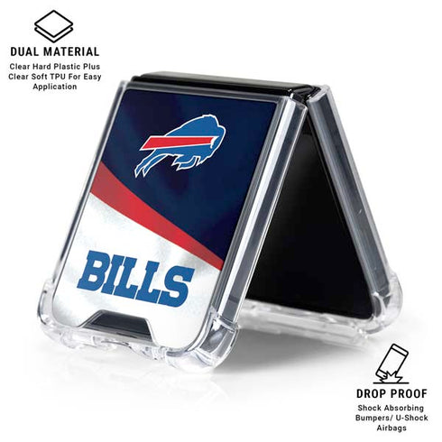 NFL Buffalo Bills Galaxy Z Flip6 Clear Case