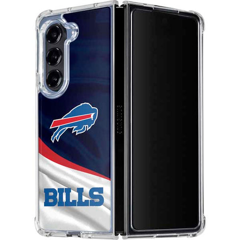 NFL Buffalo Bills Galaxy Z Fold5 5G Clear Case
