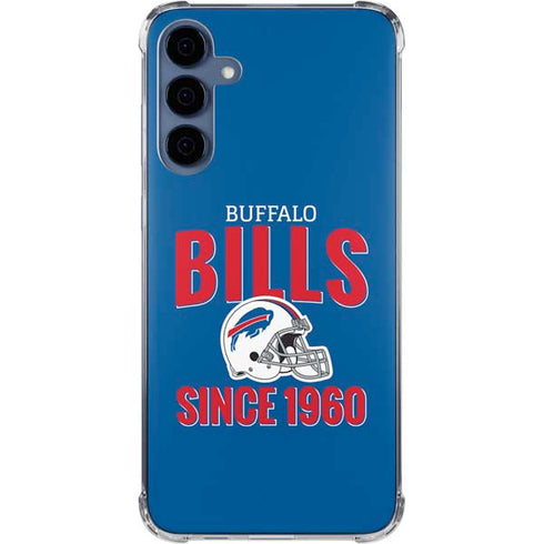 NFL Buffalo Bills Helmet Galaxy A55 5G Clear Case