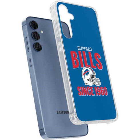 NFL Buffalo Bills Helmet Galaxy A55 5G Clear Case