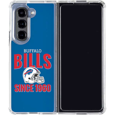 NFL Buffalo Bills Helmet Galaxy Z Fold5 5G Clear Case