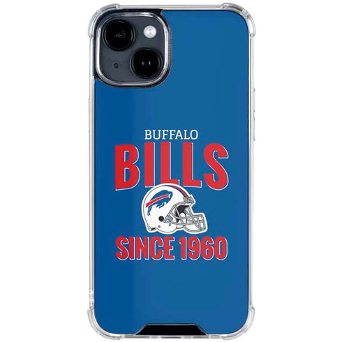 NFL Buffalo Bills Helmet iPhone 15 Clear Case