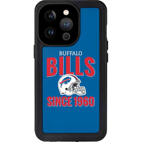 NFL Buffalo Bills Helmet iPhone 15 Pro Waterproof Case