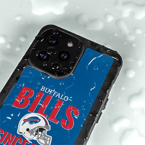 NFL Buffalo Bills Helmet iPhone 15 Pro Waterproof Case