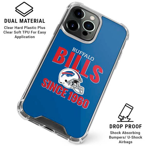NFL Buffalo Bills Helmet iPhone 16 Pro Clear Case