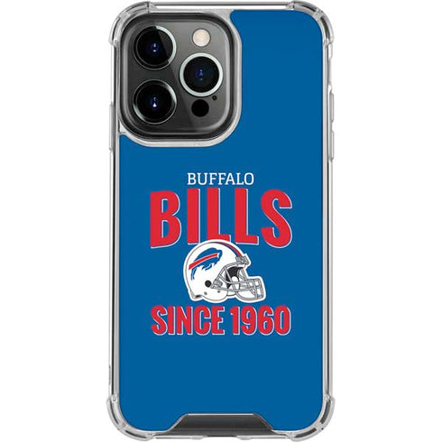 NFL Buffalo Bills Helmet iPhone 16 Pro Max Clear Case
