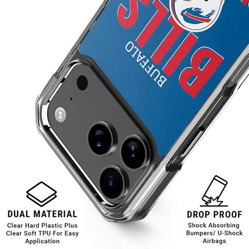 NFL Buffalo Bills Helmet iPhone 18 Pro Clear Case