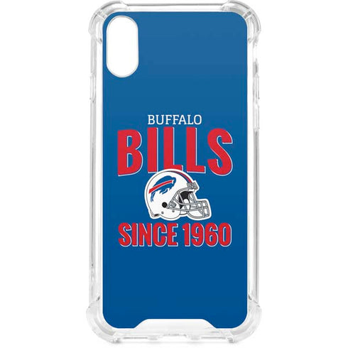 NFL Buffalo Bills Helmet iPhone XS Clear Case