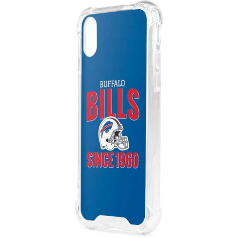 NFL Buffalo Bills Helmet iPhone XS Clear Case