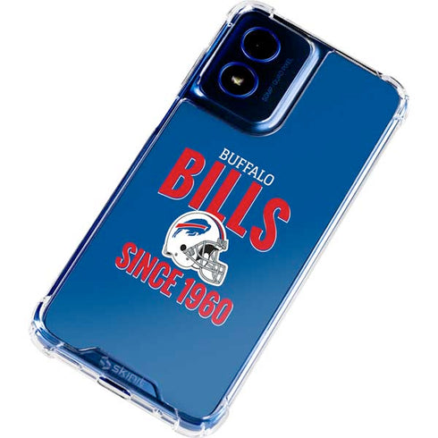 NFL Buffalo Bills Helmet Moto G 5G (2024) Clear Case