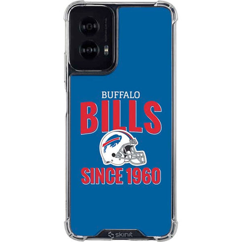 NFL Buffalo Bills Helmet Moto G Power 5G (2024) Clear Case