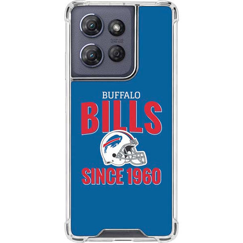 NFL Buffalo Bills Helmet Moto G Stylus 5G (2025) Clear Case
