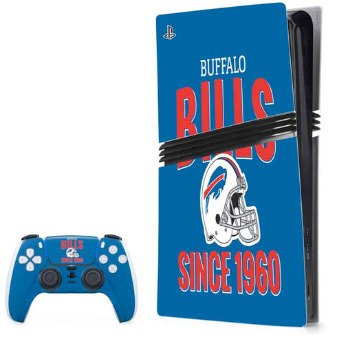 NFL Buffalo Bills Helmet PS5 Pro Bundle Skin