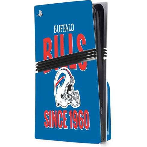 NFL Buffalo Bills Helmet PS5 Pro Disk Console Skin