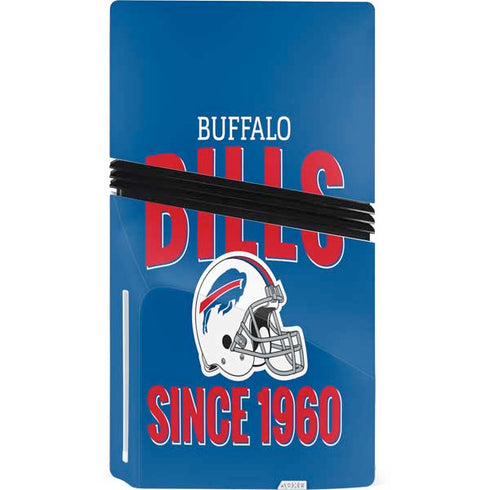 NFL Buffalo Bills Helmet PS5 Pro Disk Console Skin