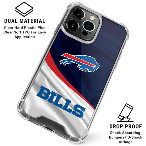 NFL Buffalo Bills iPhone 16 Pro Max Clear Case