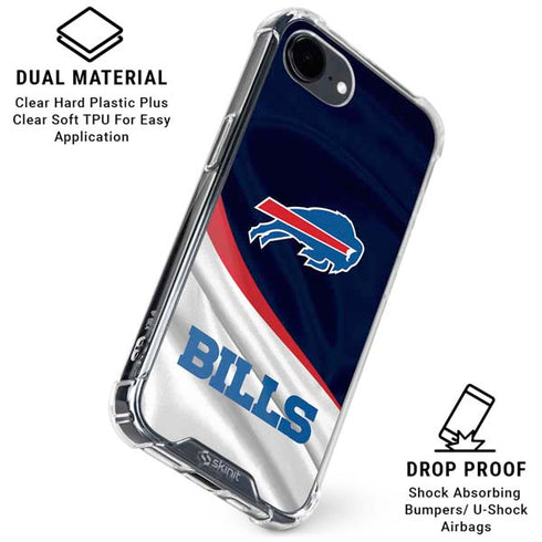 NFL Buffalo Bills iPhone 16e Clear Case