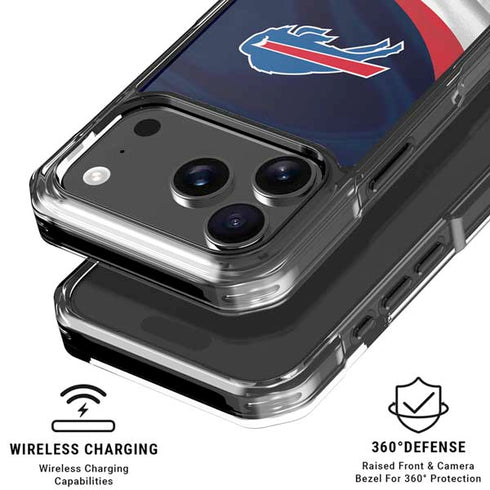 NFL Buffalo Bills iPhone 17 Pro Clear Case