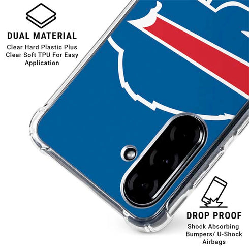 NFL Buffalo Bills Large Logo Galaxy A36 5G Clear Case