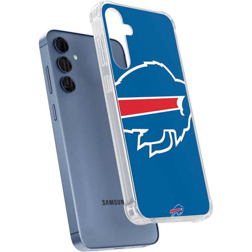 NFL Buffalo Bills Large Logo Galaxy A55 5G Clear Case