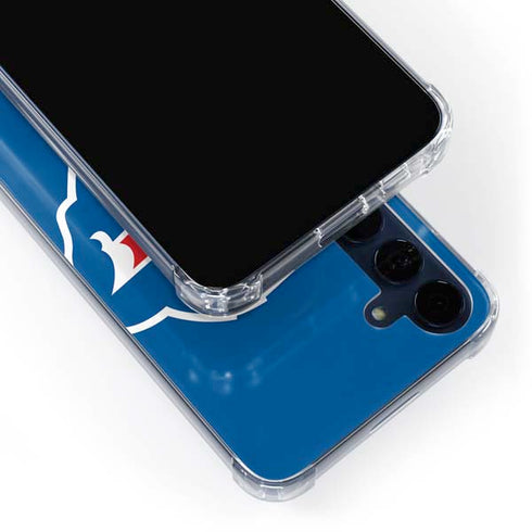 NFL Buffalo Bills Large Logo Galaxy A55 5G Clear Case