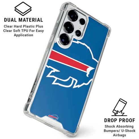 NFL Buffalo Bills Large Logo Galaxy S25 Ultra Clear Case