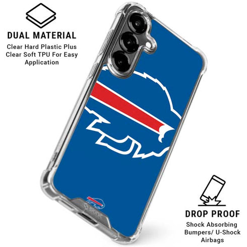 NFL Buffalo Bills Large Logo Galaxy S26 Clear Case