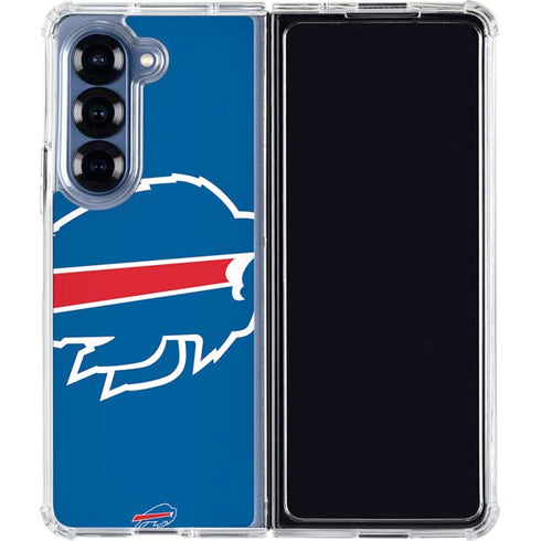 NFL Buffalo Bills Large Logo Galaxy Z Fold6 Clear Case