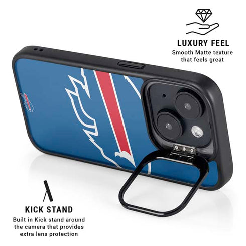 NFL Buffalo Bills Large Logo iPhone 15 Kickstand Case