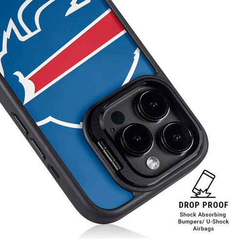 NFL Buffalo Bills Large Logo iPhone 15 Pro Max Kickstand Case
