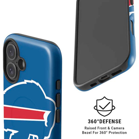 NFL Buffalo Bills Large Logo iPhone 16 Magsafe Impact Case