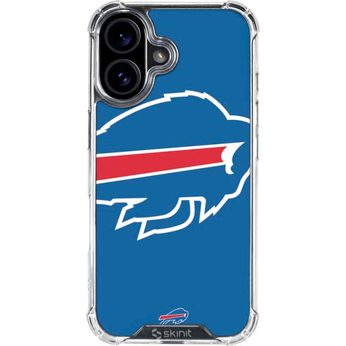 NFL Buffalo Bills Large Logo iPhone 16 Plus Clear Case
