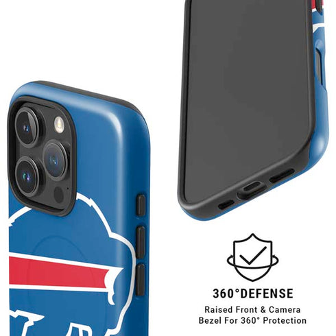 NFL Buffalo Bills Large Logo iPhone 16 Pro Magsafe Impact Case