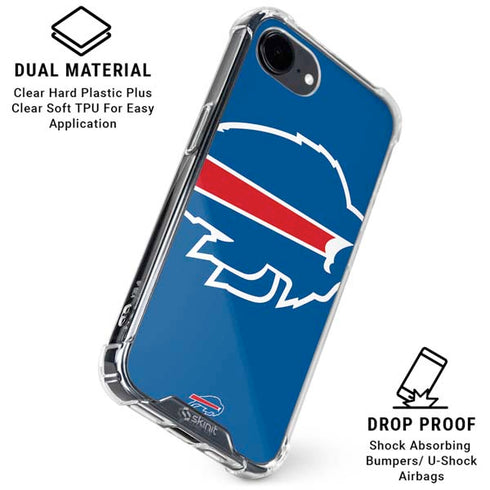 NFL Buffalo Bills Large Logo iPhone 16e Clear Case