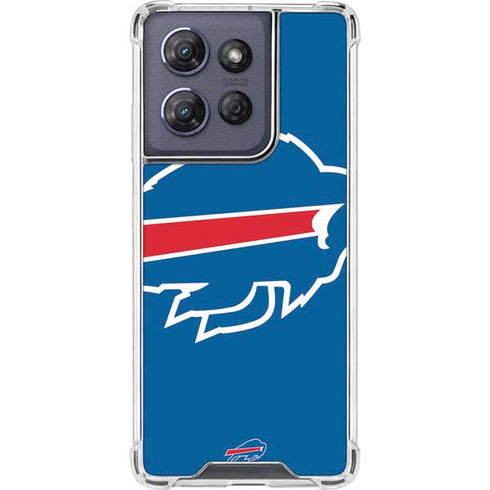 NFL Buffalo Bills Large Logo Moto G 5G (2025) Clear Case