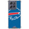 NFL Buffalo Bills Large Logo Moto G 5G (2025) Clear Case