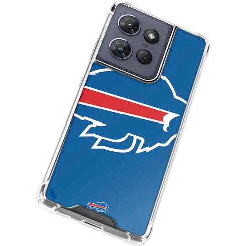 NFL Buffalo Bills Large Logo Moto G 5G (2025) Clear Case