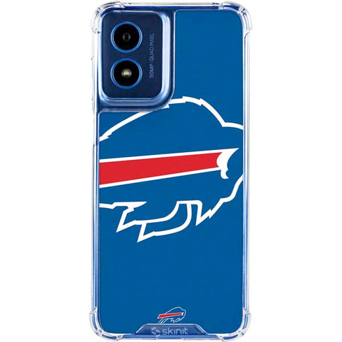 NFL Buffalo Bills Large Logo Moto G 5G (2024) Clear Case