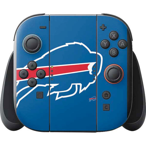 NFL Buffalo Bills Large Logo Nintendo Switch 2 (2025) with Joy-Con Skin