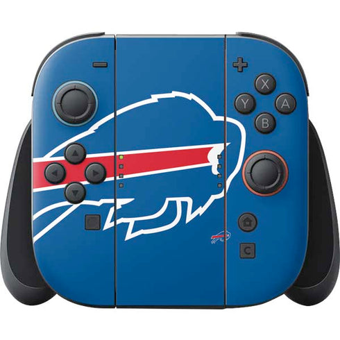 NFL Buffalo Bills Large Logo Nintendo Switch 2 (2025) Joy-Con Controller Skin