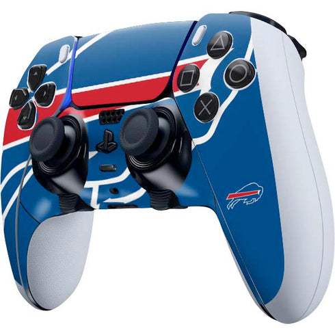 NFL Buffalo Bills Large Logo PS5 DualSense Edge Pro Controller Skin